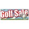 Signmission GOLF SALE BANNER SIGN golfing shop signs ball club bags clothes 50% huge B-Golf - alternate 1
